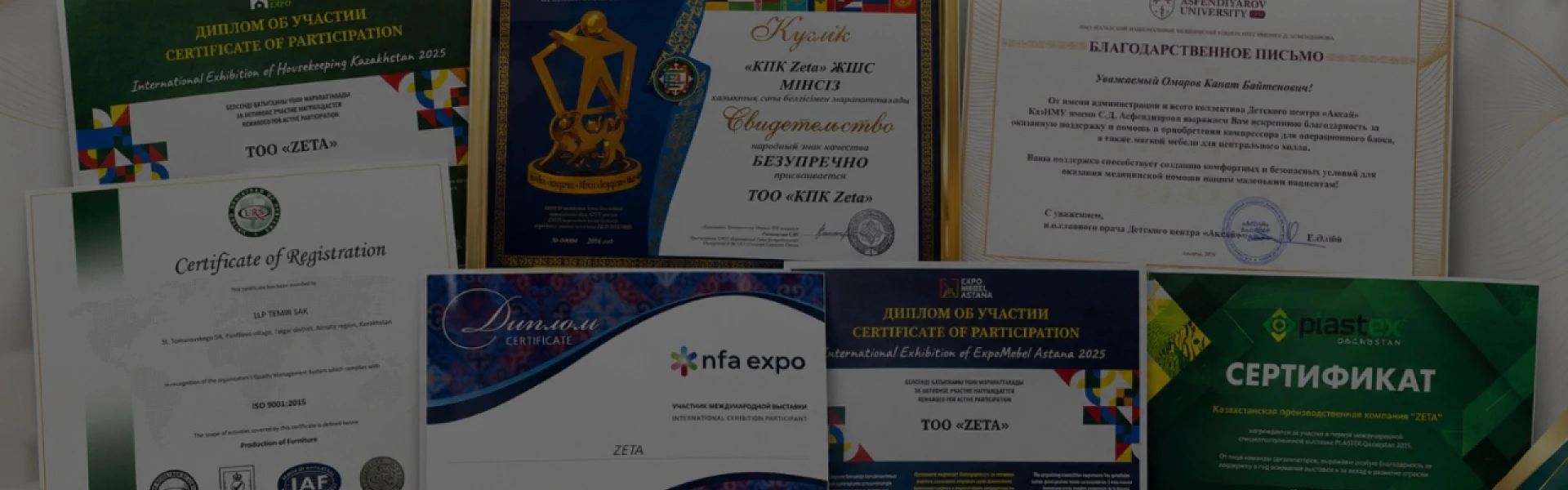 Награды и достижения ZETA